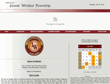 Tablet Screenshot of lowerwindsor.com